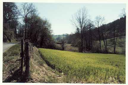 autre vue depuis la route principale